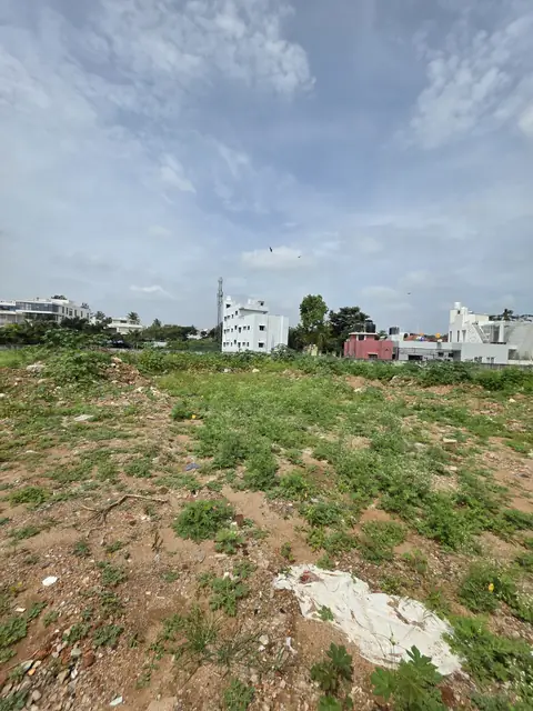 Empty plot before excavation started - Mr. Arjun project, RR Nagar