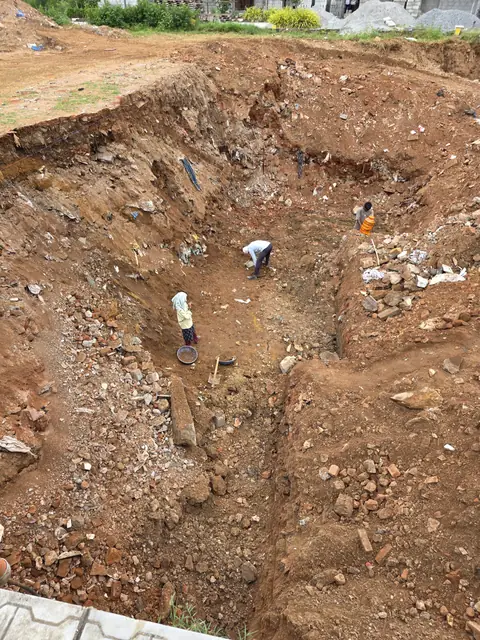 Excavation deepened across the footprint - Mr. Arjun project, RR Nagar