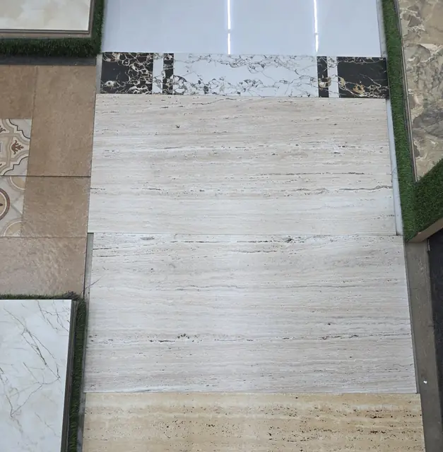 Floor tiles laid in finished room - Mr. Arjun project, RR Nagar