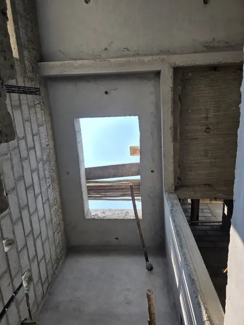 Stairwell opening framed in blockwork - Mr. Arjun project, RR Nagar