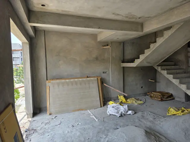 Staircase cast and finished - Mr. Arjun project, RR Nagar