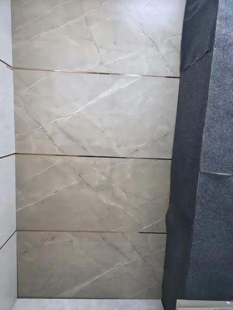 Marble-effect floor tiling laid - Mr. Arjun project, RR Nagar