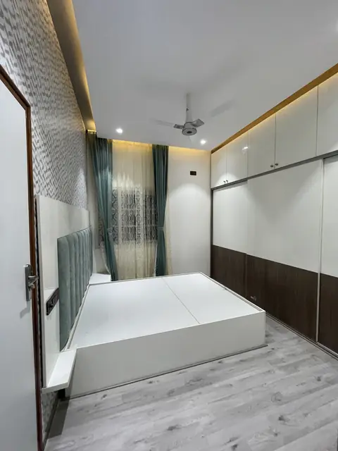 Bedroom headboard panelling and wardrobe - Mr. Nagaraj project, Bangalore