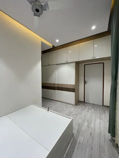 Bedroom wardrobe and headboard panelling - Mr. Nagaraj project, Bangalore