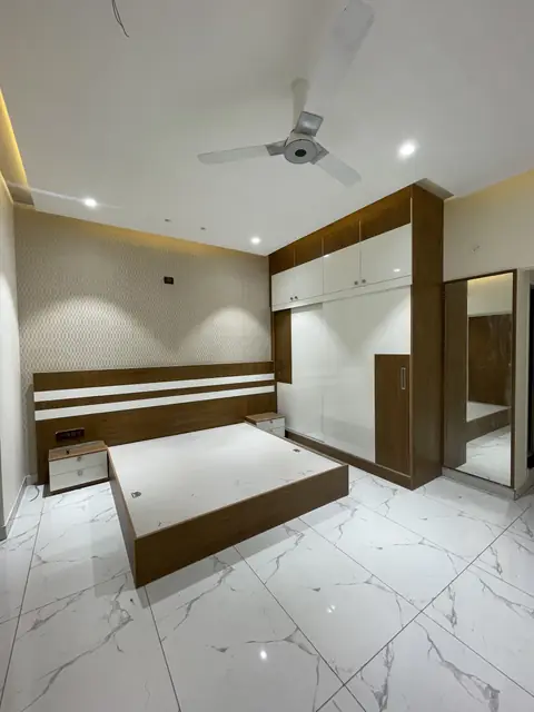 Bedroom joinery and wardrobe shutters - Mr. Ranjith project, Bangalore