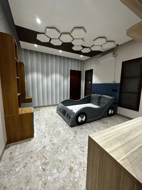 Children's bedroom with themed bed - Mr. Siddanth project, Bangalore