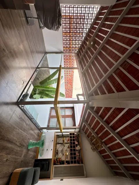 Stairwell viewed looking down floors - Mr. Siddanth project, Bangalore