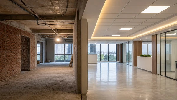 Commercial renovation and fit-out work in Bangalore